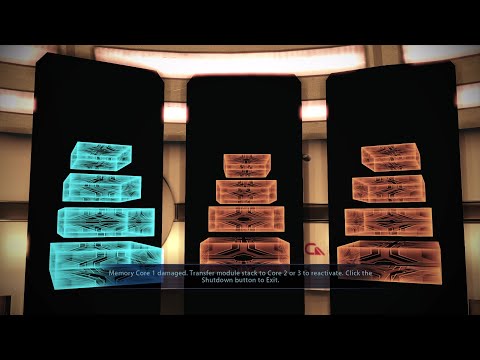 Mass Effect 1 - Noveria Memory Code Access Puzzle - Solution