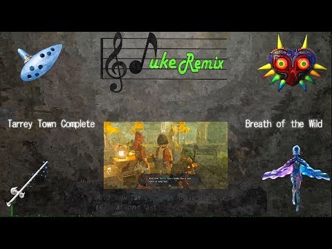 Zelda: Breath of the Wild Music - Tarrey Town (Day) [Relaxing Remix]