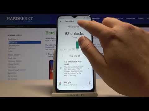 Check Number of Applications Opened Daily in Realme C3 – App Time Statistics