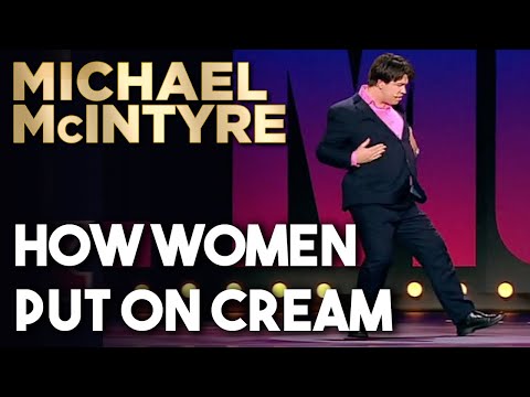 How Women Put On Cream