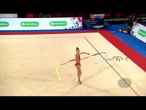 SAFRONOVA Alexandra (BEL) - 2019 Rhythmic Junior Worlds, Moscow (RUS) - Qualifications Ribbon