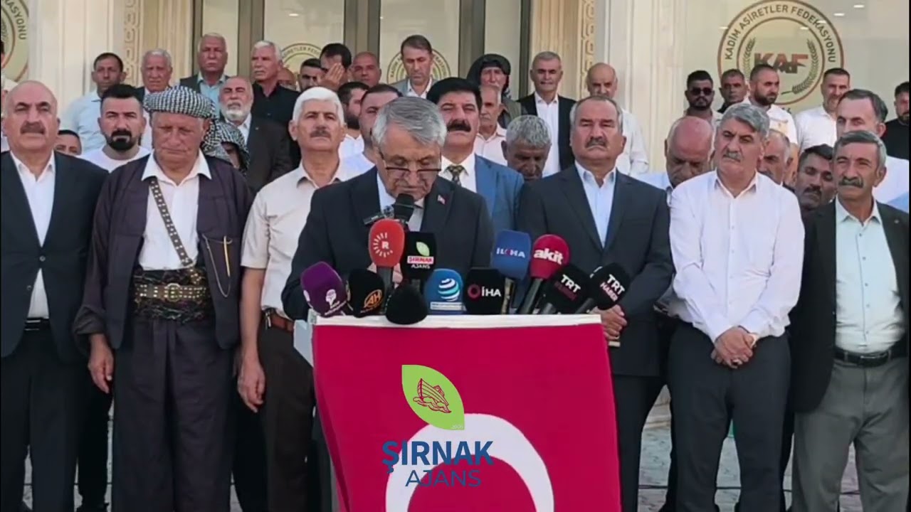 Cizre’de Kadim Aşiretler Federasyonu’ndan yasaya destek