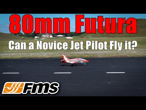 FMS 80mm Futura v3 PnP RC EDF Jet • MAIDEN DAY!