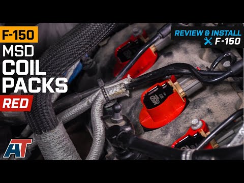 2011-2014 F150 3.5L EcoBoost MSD Coil Packs - Red Review & Install