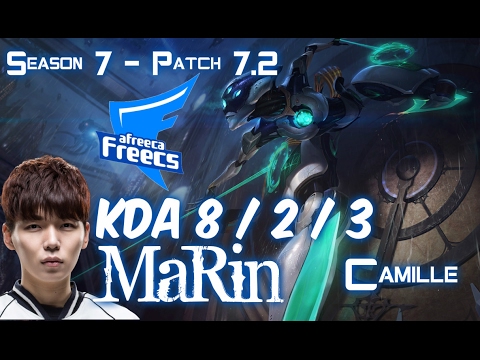 AFs MaRin CAMILLE vs SINGED Top - Patch 7.2 KR Ranked