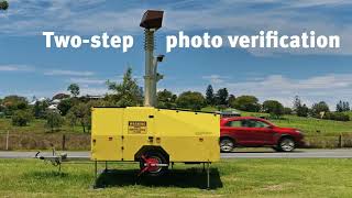 Transportable road safety cameras