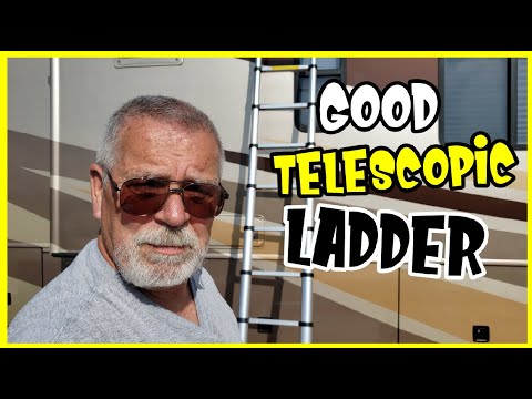 Telescopic ladder for the Motorhome | Collapsible Ladder | 330 Pound Capacity