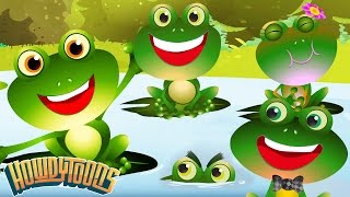The Little Green Frog - Frog Songs for Kids by Howdytoons