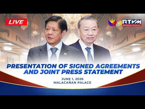 Presentation of Signed Agreements and Joint Press Statement