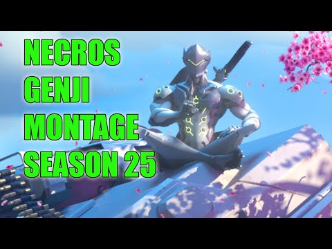 NECROS GENJI MONTAGE - FASTEST GENJI PLAYS OVERWATCH SEASON 25