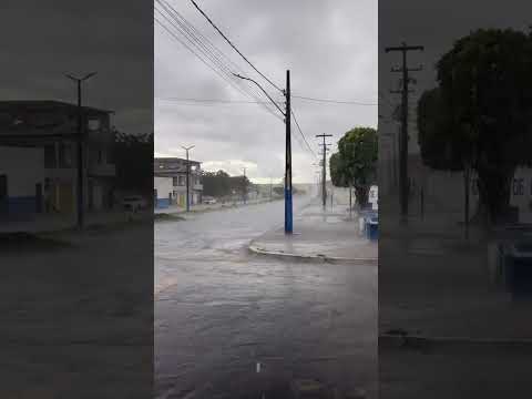 CHUVA FORTE NA BAIXADA MARANHENSE. 🌩🌨☔️ #chuvas #nordeste #palmeirândia #baixadamaranhense #shorts