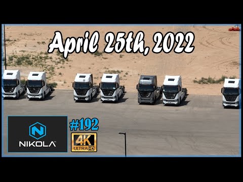 Nikola Semi Factory Construction Site April 25th, 2022 | Drone Footage of 10:00 AM