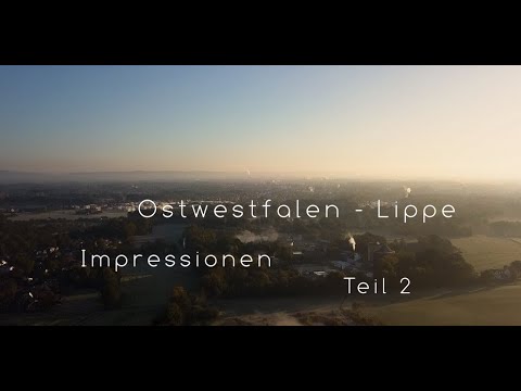 Ostwestfalen-Lippe - Impressionen Teil 2 [4K, Drohne, Lippesee, Tatenhausen, Falkenburg]
