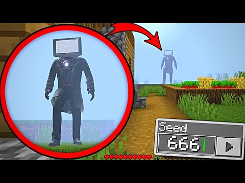 🔥 UNBELIEVABLE! I FOUND A SCARY *TV MAN* IN MINECRAFT 😱