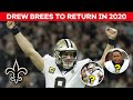 Drew Brees announces he's returning to Saints for 2020 | CBS Sports HQ