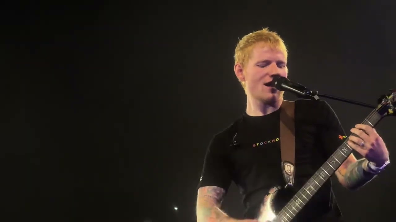 Ed Sheeran Delights Stockholm Crowd with Swedish Performance