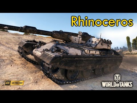 Rinoceronte, 9.7K Damage, 6 Kills, Master CLass, High Caliber, Top Gun, Steppes - World of Tanks
