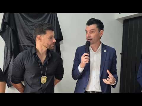 Delegado Geral Ulisses Gabriel inaugura reforma em Caibi e promete "linha dura" contra o crime