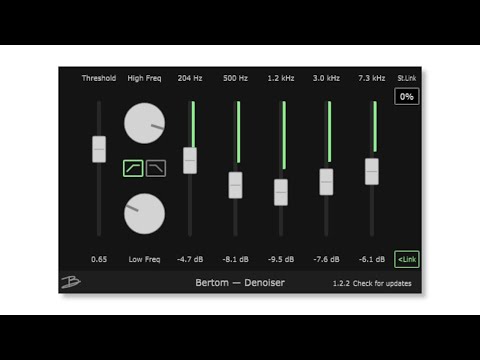 Bertom Denoiser v1 - Free noise reduction plugin [OLD VERSION]