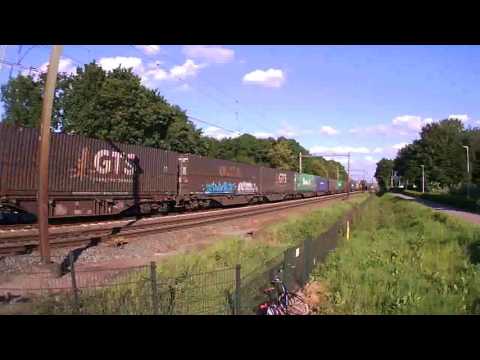 GTS Shuttle Container Train SBB Cargo at Blerick NL 25.5.2017