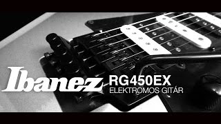 Video thumbnail for Ibanez RG450EX elektromos gitár by HangszerPláza
