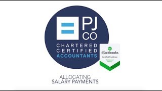 Allocating salary payments in QuickBooks Online