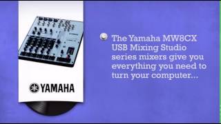 Video thumbnail for Yamaha MW8CX USB Mixing Studio with Compressor - DJkit.com by djkit®
