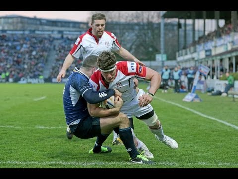 Well taken Robbie Diack Try Leinster v Ulster 30 March 2013