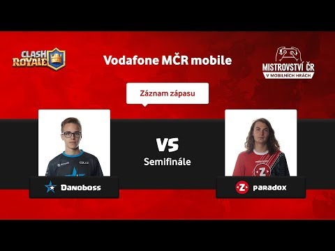MČR 2018 | Semifinále: danoboss vs. Paradox | Clash Royale