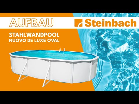 Video: Putting up the Steel Wall Pool Nuovo de Luxe, oval