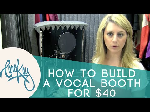 How To Make A Vocal Booth For $40