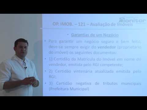 121 - Operações Imobiliárias - Avaliação de Imóveis