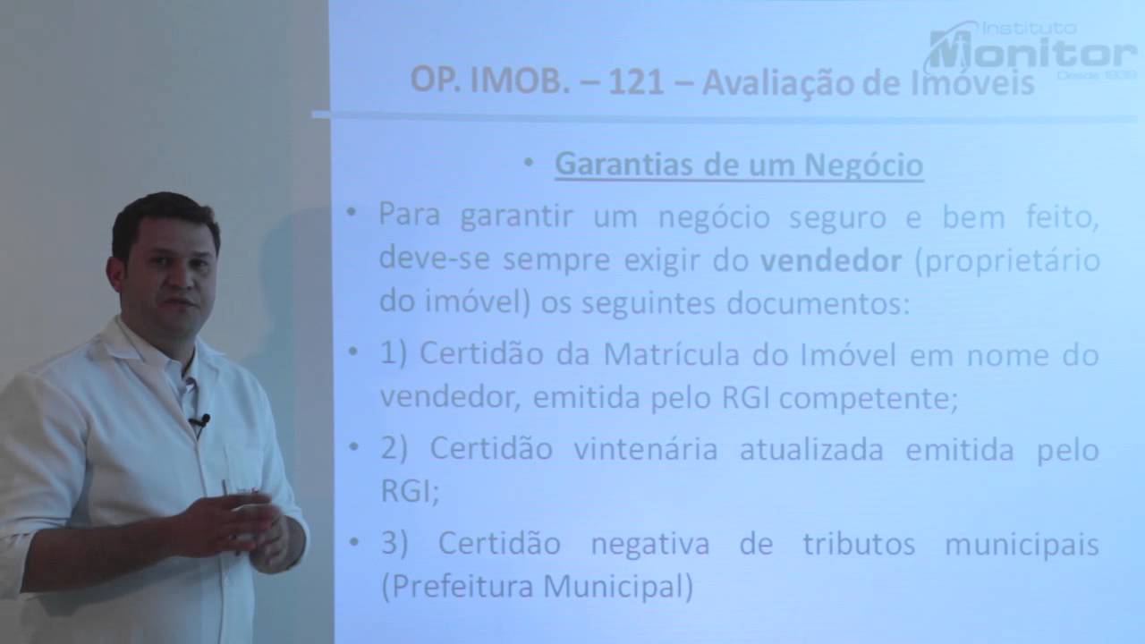 121 - Operações Imobiliárias - Avaliação de Imóveis