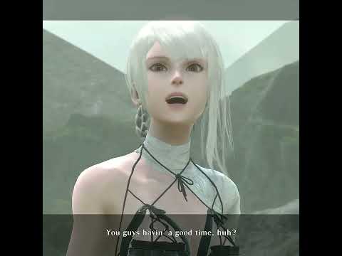 Nier and Kaine Unite Against Giant Shade