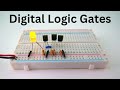 Digital Logic Gates From Transistors AND NAND OR NOR XOR XNOR Buffer And Inverter