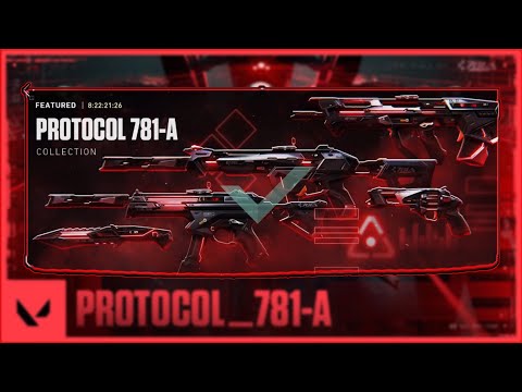 ALL PROTOCOL_781-A Skins, Variants & Finishers // VALORANT EPISODE 4 ACT 1