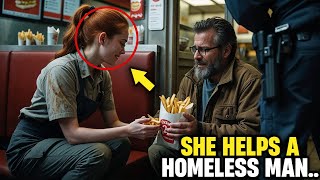 Young Employee Secretly Helps Homeless Man, Doesn’t Realize Undercover Owner Is Secretly Observing