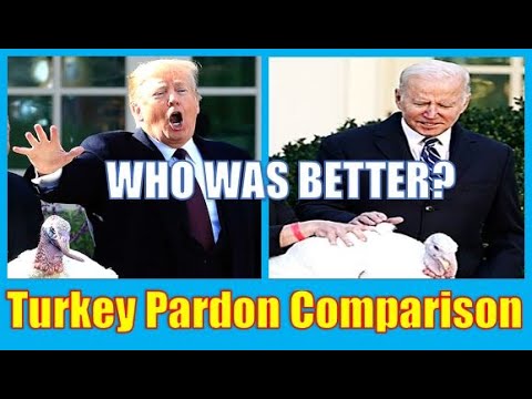 WHO DO YOU THINK DID A BETTER JOB at the Turkey Pardon? 🦃