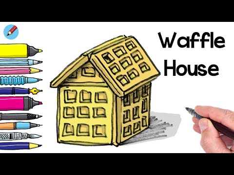 How to Draw a Waffle House Real Easy – New Host? – Shoo Rayner