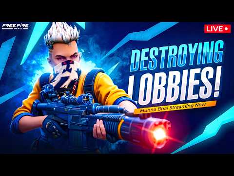 🤩Grandmaster  Live Rank Push ❤️-  Free Fire Telugu Live  - Munna Bhai #MBG