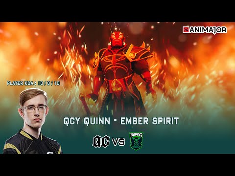 QCY QUINN - EMBER SPIRIT - ANIMAJOR 2021 - QCY vs NO PING ESPORT