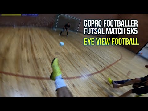 GoPro footballer in Armenia 5x5 futsal match