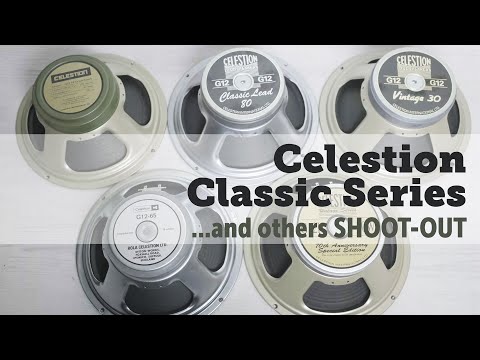Celestion Classic Series shoot out.... V30, greenback, classic lead G12H + more