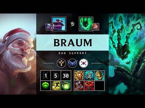 Braum Support vs Thresh - KR Diamond Patch 25.11
