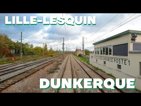 Cabride de LILLE-Lesquin à DUNKERQUE-Grande-Synthe avec un LOURD train d'Acier