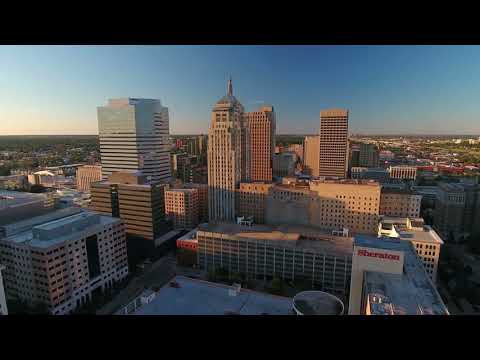 Oklahoma City 4k, USA, Drone Footage From Above, A Travel Tour UHD