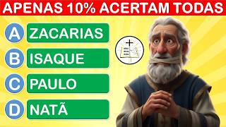 20 PERGUNTAS BÍBLICAS DE NÍVEL FÁCIL MÉDIO E DIFÍCIL - QUIZ BÍBLICO #9