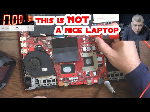 ASUS Rog STRIX G531g - No power repair - Exploding capacitor startup sound - This is sick!