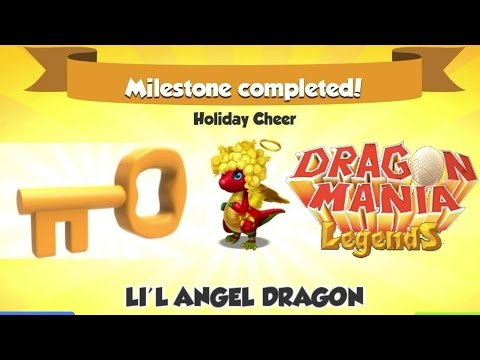 LI'L ANGEL DRAGON UNLOCKING! - Holiday Cheer Event Complete! - Dragon Mania Legends #349