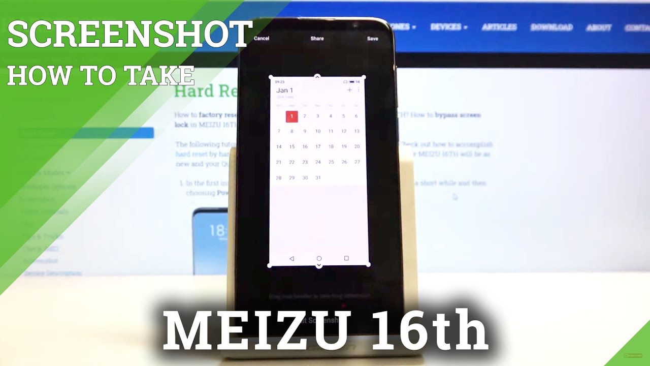 How to Capture Screen in MEIZU 16TH – Take Screenshot